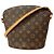 Louis Vuitton Monogram Druot Schultertasche Braun