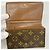 Louis Vuitton Monogram Portefeuille Trésor Wallet Marrone - vista 3