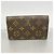 Louis Vuitton Monogram Portefeuille Trésor Wallet Marrone - vista 9