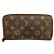 Cartera Zippy Monogram Louis Vuitton Castaño