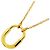Autre Marque Collana Tiffany & Co. Lock Small in oro giallo 18K