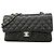 Chanel Matelassé Schultertasche Schwarz