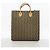Sac cabas Fendi Zucca en cuir marron - vue 10