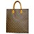 Saco Tote Louis Vuitton Monogram Sac Plat Marrom