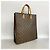 Saco Tote Louis Vuitton Monogram Sac Plat Marrom - vista 2