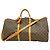 Louis Vuitton Boston Monogram Keepall Bandoulière 60 Castaño