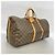Louis Vuitton Boston Monogram Keepall Bandoulière 60 Castaño - vista 2
