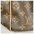 Louis Vuitton Boston Monogram Keepall Bandoulière 60 Castaño - vista 7