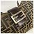 Borsa Fendi Zucca in nylon e canvas Marrone - vista 8