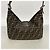 Borsa Fendi Zucca in nylon e canvas Marrone - vista 9