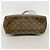 Sac cabas vertical Louis Vuitton Monogram Batignolles Marron - vue 3