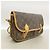 Borsa a tracolla Louis Vuitton Monogram Gibeciere MM Marrone - vista 2