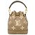 Borsa Louis Vuitton Monogram Empreinte Bicolor Nano Noe Grigio Crudo - vista 10