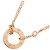 Collana Cartier Love Circle in oro rosa 18K con diamanti