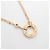 Collana Cartier Love Circle in oro rosa 18K con diamanti - vista 2