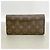Louis Vuitton Monogram Portefeuille Sarah Long Wallet Marrone - vista 11