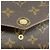 Louis Vuitton Monogram Portefeuille Sarah Long Wallet Marrone - vista 9