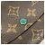 Louis Vuitton Monogram Portefeuille Emilie Long Wallet Verde chiaro - vista 7