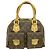 Louis Vuitton Monogram Manhattan PM Handtasche Braun