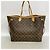 Sac Cabas Louis Vuitton Monogram Neverfull GM Marron - vue 10