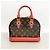 Borsa Louis Vuitton Monogram Totem Alma BB Marrone - vista 9
