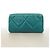Cartera larga de piel de cordero verde de Chanel - vista 9