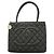 Borsa Tote Chanel in pelle di vitello martellata nera Nero