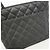 Borsa Tote Chanel in pelle di vitello martellata nera Nero - vista 10