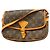 Borsa a tracolla Louis Vuitton Monogram Sologne Marrone