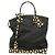 Louis Vuitton Monogram Dot Infinity Lockit MM Tote Bag Black