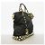 Louis Vuitton Monogram Dot Infinity Lockit MM Tote Bag Black - view 2