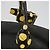 Louis Vuitton Monogram Dot Infinity Lockit MM Tote Bag Black - view 9