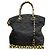 Louis Vuitton Monogram Dot Infinity Lockit MM Tote Bag Black