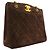 Borsa a tracolla Chanel Matelassé in camoscio marrone - vista 2