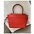 Louis Vuitton Lockme Handtasche Orangerot Leder - Ansicht 2