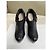 Miu Miu Stivaletti con tacco in pelle nera Nero - vista 2