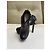Miu Miu Stivaletti con tacco in pelle nera Nero - vista 8