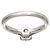 Chanel Camélia Diamant-Solitärring aus Platin Pt950 Silber Weiß - Ansicht 11
