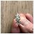 Autre Marque 14k Gelbgold Ring mit drei birnenförmigen Diamanten - Ansicht 4