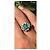 Autre Marque Platin Ballerina Ring Smaragd Diamant Weiß Grün - Ansicht 9