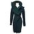 ABRIGO LARGO LANVIN COLECCIÓN 10 ANIVERSARIO 2012 ELBAZ S 36 DE LANA Verde
