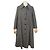 Céline VINTAGE NEUF MANTEAU LONG CELINE A CARREAUX EN LAINE 36 OVERSIZE A 40 COAT Marron