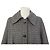 Céline VINTAGE NEUF MANTEAU LONG CELINE A CARREAUX EN LAINE 36 OVERSIZE A 40 COAT Marron - vue 2