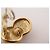 ORECCHINI VINTAGE YVES SAINT LAURENT PIETRE CABOCHON GIALLE SOVRAPPOSTE D'oro - vista 10