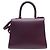 NUOVA BORSA A MANO DELVAUX BRILLANT MEDIA BOX CALF VIOLA A TRACCOLLA Porpora - vista 2