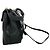Chloé Penelope Medium Schultertasche aus schwarzem Kalbsleder - Ansicht 2