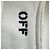Off White Sudadera cropped Off-White Off Stamp Logo en algodón blanco Crudo - vista 16