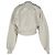Off White Sudadera cropped Off-White Off Stamp Logo en algodón blanco Crudo - vista 3