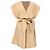 Vestido midi Weekend Max Mara Mitico em algodão bege