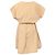 Vestido midi Weekend Max Mara Mitico em algodão bege - vista 3